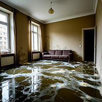 Сушка помещений и квартир после затопления в Непецине